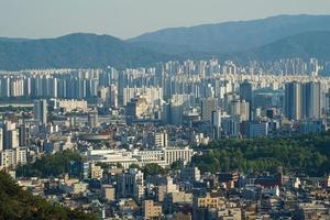 appartement landschap in seoul, korea foto