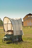 land gedekt wagon foto