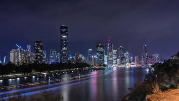 Brisbane skyline 's nachts