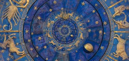 astrologie en alchemie teken achtergrond afbeelding foto
