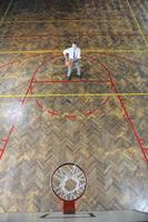 basketbal spel visie foto