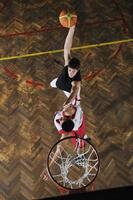 basketbal spel visie foto