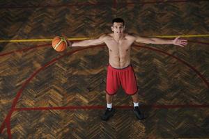 basketbal spel visie foto