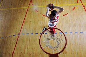 basketbal spel visie foto