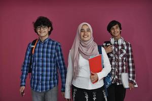 Arabisch tieners groep foto