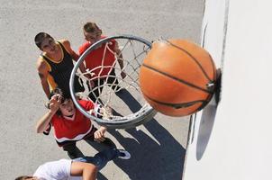 basketbal spel visie foto