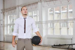 basketbal spel visie foto