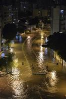 overstroming in de stad van Rio de Janeiro foto