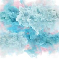 hemel pastel kleur trekjes van rook. 3d geven abstract mist achtergrond foto