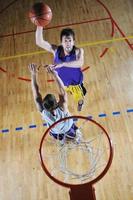 basketbal wedstrijd visie foto