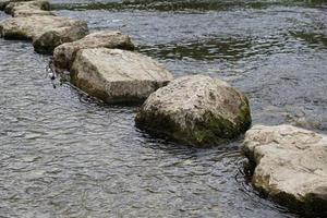 stenen in de Donau foto