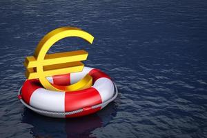 euro Aan reddingsboei foto