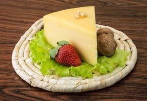 Parmezaanse kaas kaas Aan hout foto