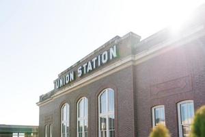 tacoom, Washington, Verenigde Staten van Amerika. maart 2021. de gebouw van de spoorweg station foto
