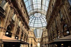 Milaan, Italië, 2022 - galleria vittorio emanuele ii in Milaan, Italië foto