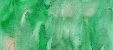 waterverf groen achtergrond spandoek. vloeistof achtergrond, hand- geschilderd. foto