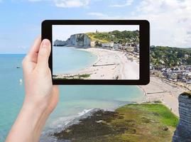 foto van etretat toevlucht dorp in Frankrijk