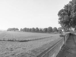 gegroet Bij de Rijn rivier- in Duitsland foto