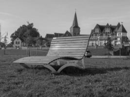 gegroet Bij de Rijn rivier- in Duitsland foto