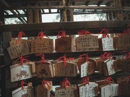 Tokio, Japan, december 7, 2019 mooi meiji jingu in Japan foto