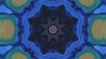 geweldig caleidoscoop achtergronden gemaakt van kleurrijk inkt verf verspreiding foto