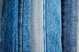 denim blauw jeans structuur achtergrond foto