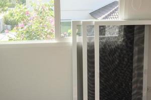 mug netto venster schermen bescherming tegen insect foto
