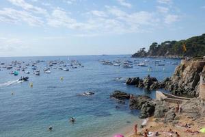 calella de palafrugell dorp Aan de Catalaans costa bravoure, Spanje foto