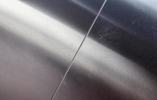gedetailleerde close-up weergave op metalen en stalen oppervlakken. foto