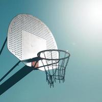 straat basketbal hoepel, sport- uitrusting foto