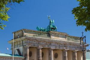 berlijn, duitsland, 2022 - de brandenburger tor foto