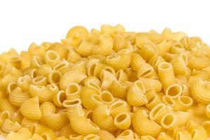 Italiaans pasta Aan wit foto