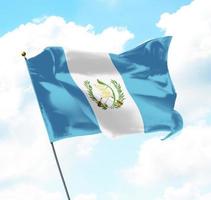 vlag van guatemala foto