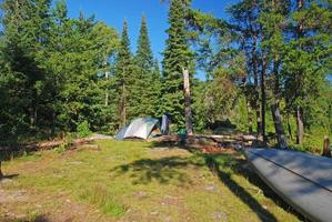 wildernis camping in quetico foto