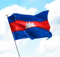 vlag van cambodja foto