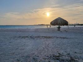 verbazingwekkend landschappen van aruba keer bekeken van de aruba eiland foto