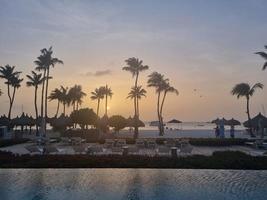 verbazingwekkend landschappen van aruba keer bekeken van de aruba eiland foto