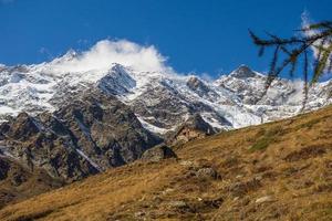 de Alpen in Zwitserland foto