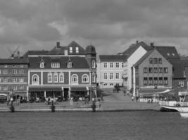 de stad van kappeln Bij de schlei rivier- foto