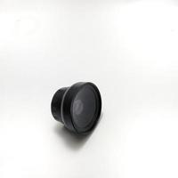 macro camera lens voor smartphone geïsoleerd Aan wit achtergrond foto