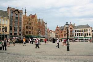 Brugge in belgie in juli 2009. een visie van de stad- van Brugge in belgie foto