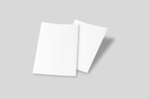 realistisch blanco folder illustratie voor model. 3d veroorzaken. foto