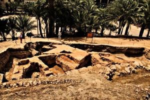 een visie van de oud stad- van Jericho in Israël foto