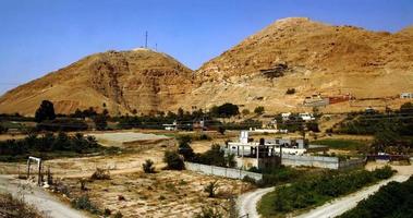 een visie van de oud stad- van Jericho in Israël foto