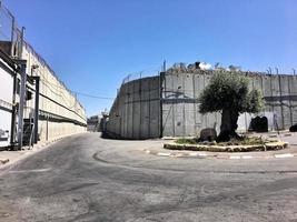 een visie van rachels graf in Israël foto