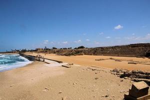 caeserea in Israël in mei 2016 een visie van de oud Romeins stad- van caeserea in Israël foto