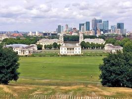 een visie van Greenwich in Londen foto