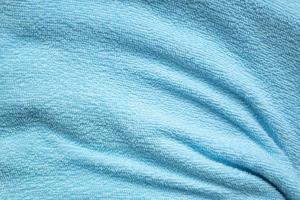 blauw katoen kleding stof handdoek structuur abstract achtergrond foto