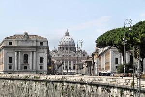 een visie van de Vaticaan in Rome foto