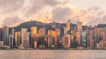 skyline van hong kong foto